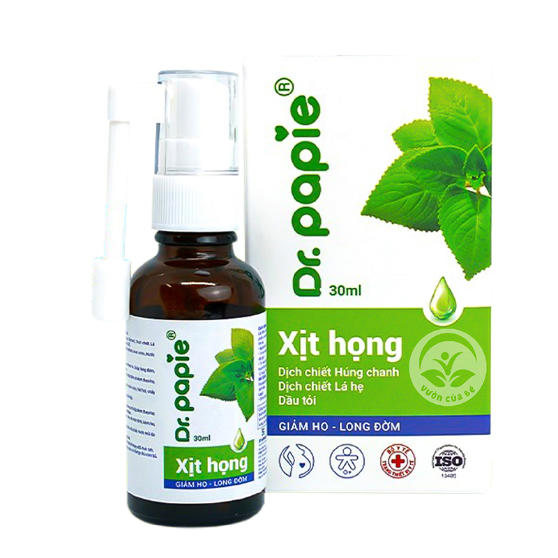 Xịt họng Dr.Papie 30ml