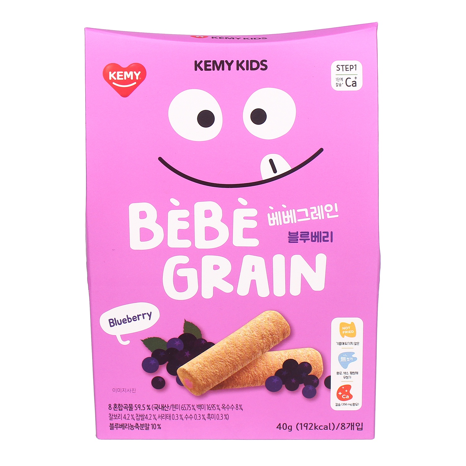 Bánh ngũ cốc Kemy Kids vị Việt Quất dành cho bé trên 8 tháng
