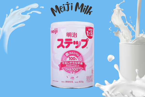 Hướng dẫn cách pha sữa Meiji 1-3 nội địa mẫu mới nhất